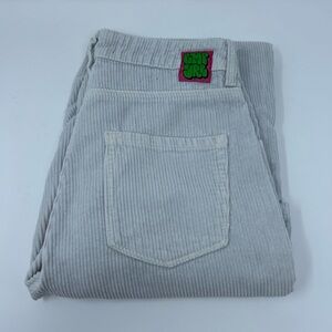 White Corduroy Empyre Pants